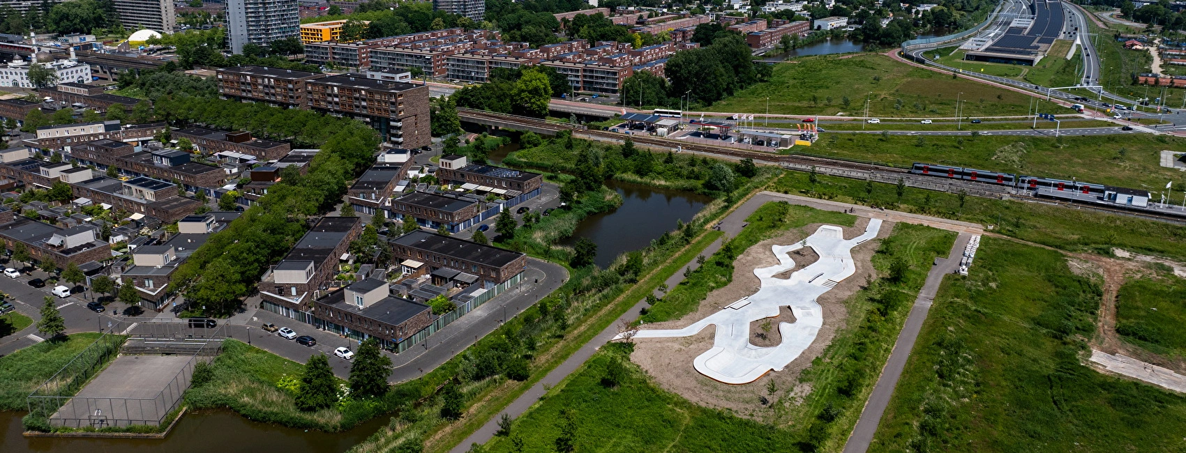 Outdoor skatepark Brasapark Amsterdam Nine Yards