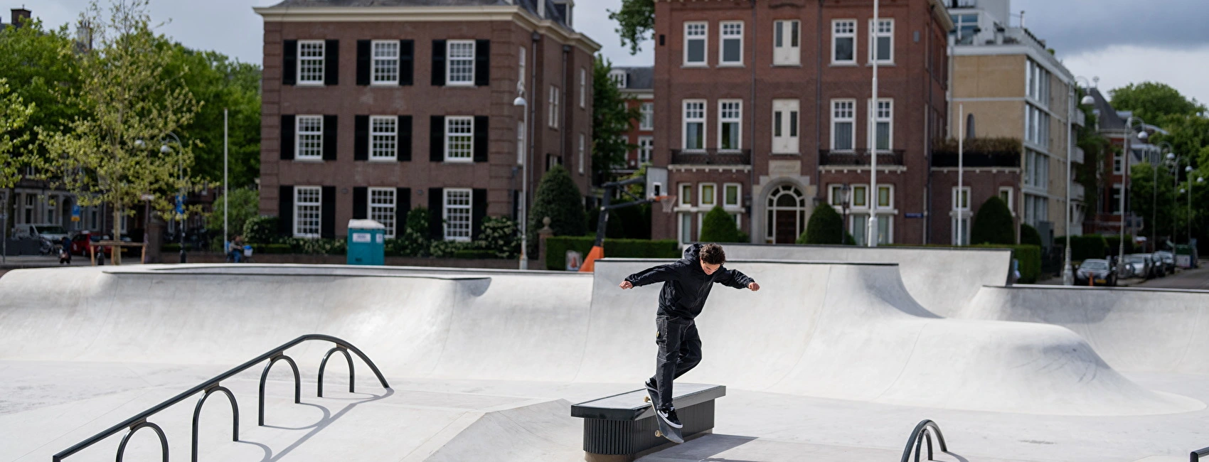 Outdoor skatepark Museumplein Amsterdam Nine Yards