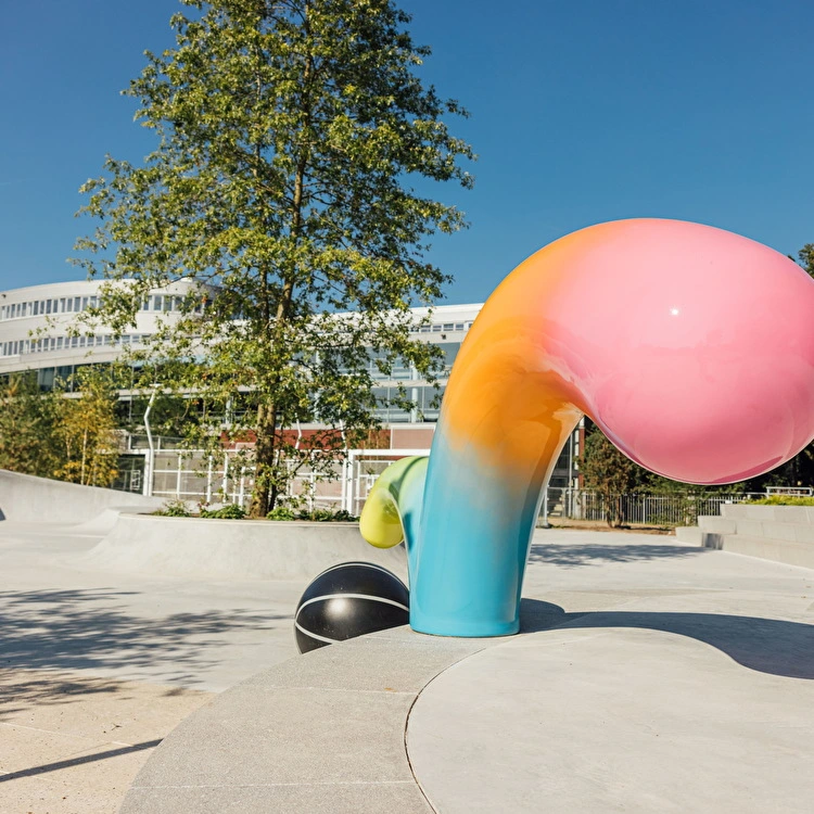 Nine Yards Nike EHQ Hilversum skatepark skatelandscape