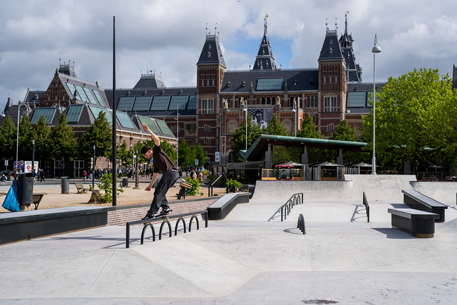 Outdoor skatepark Museumplein Amsterdam Nine Yards