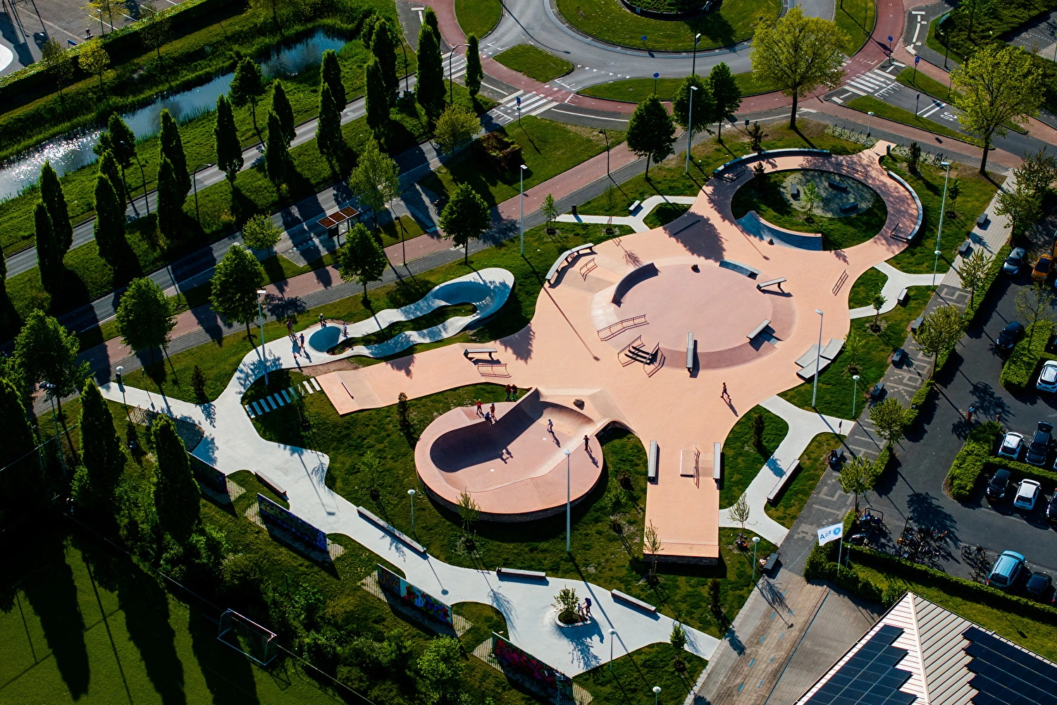 Nine Yards outdoor skatepark Vathorst Amersfoort