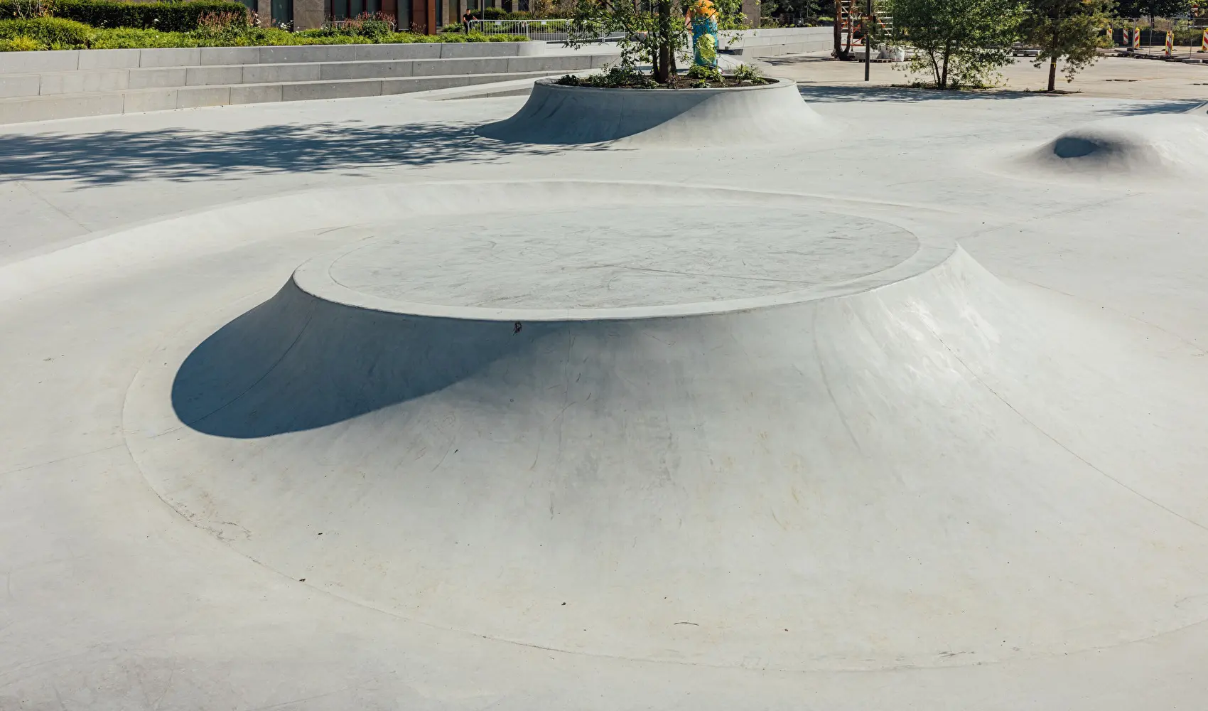 Nine Yards skatepark Nike EHQ Hilversum landschap