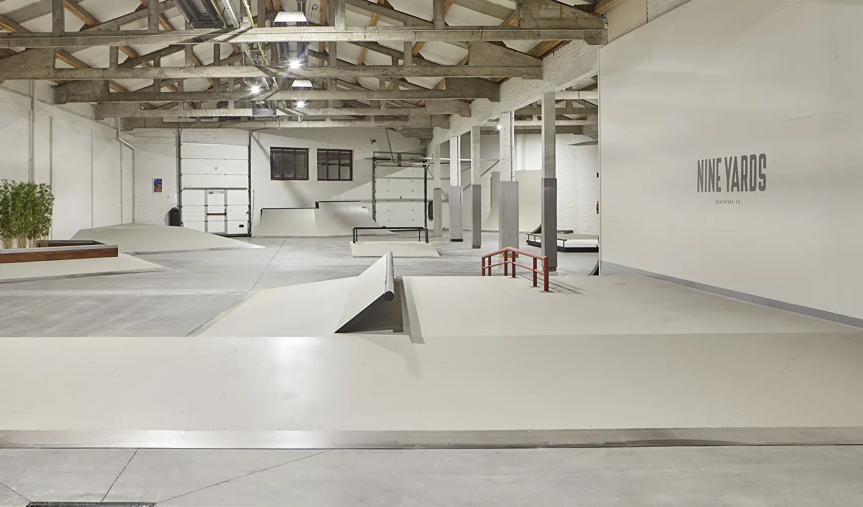 Nine Yards bouw indoor skatepark Oostende