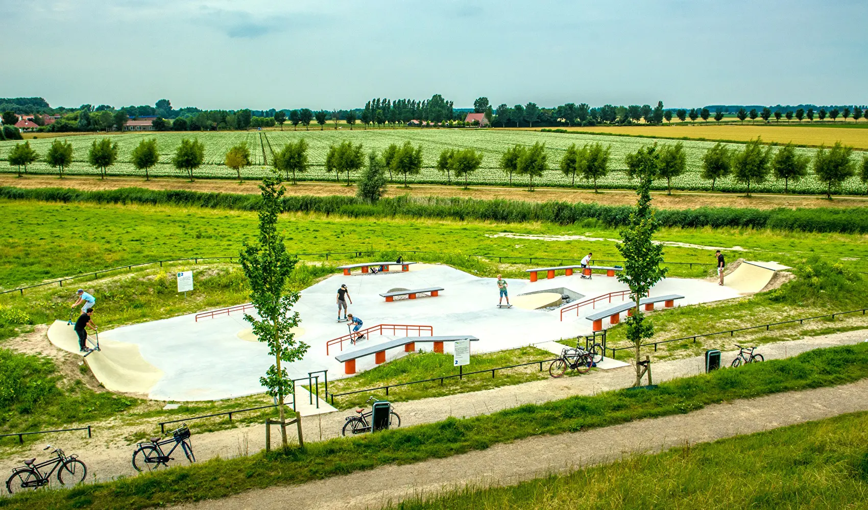 Skatepark Middelharnis Nine Yards Skateparks Skatebaan Zeeland