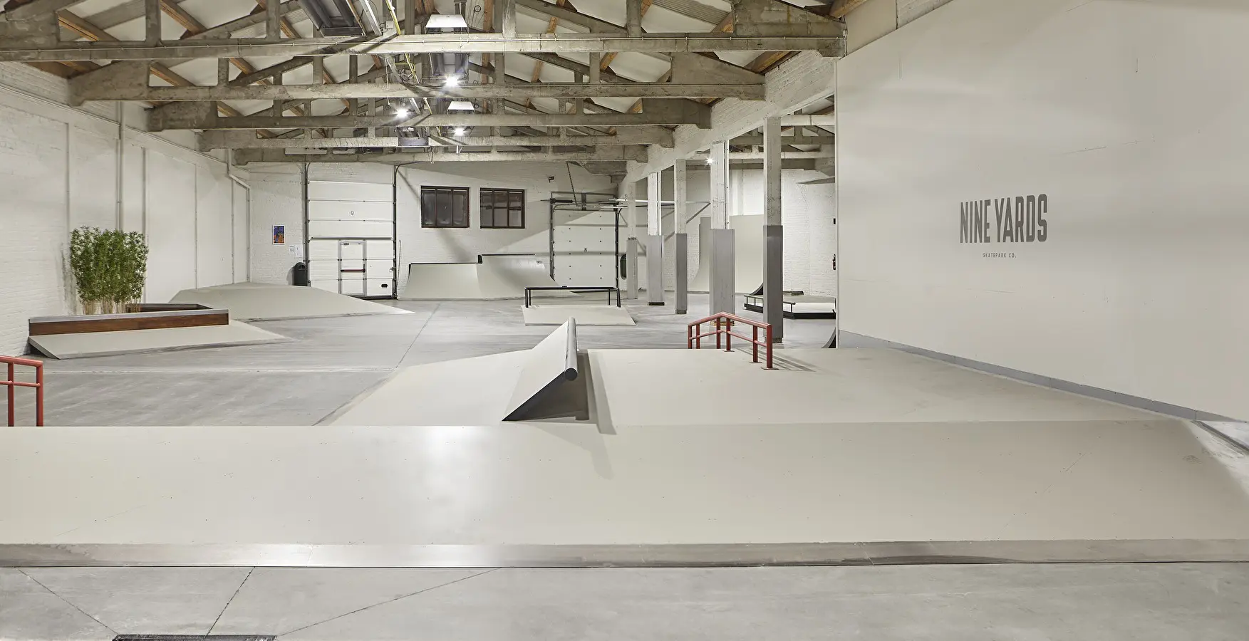 Nine Yards bouw indoor skatepark Oostende
