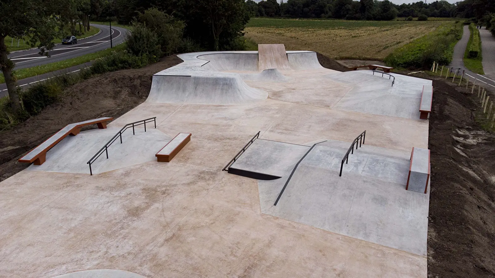 Outdoor skatepark Deventer Nine Yards