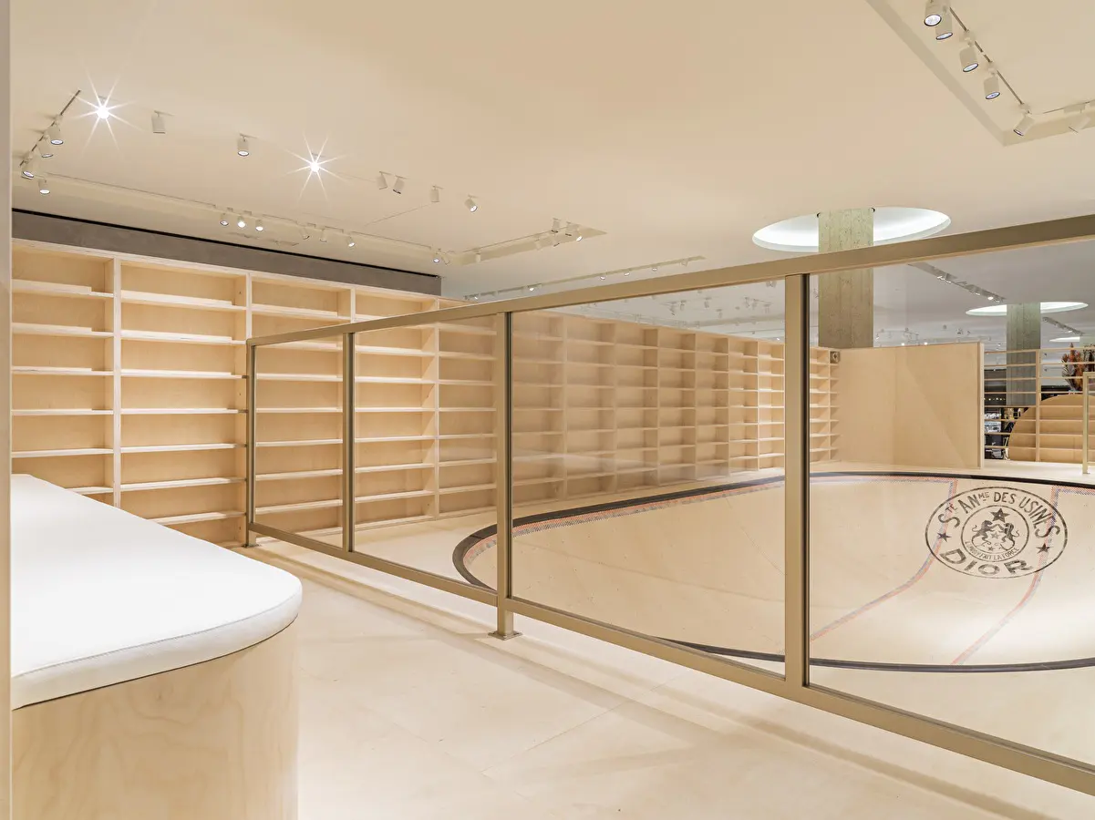 Nine Yards Skatepark Dior Showroom