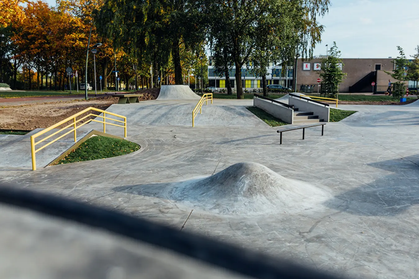 Skatebaan Etten-Leur Nine Yards Skateparks Openbaar park betonnen skatevoorziening