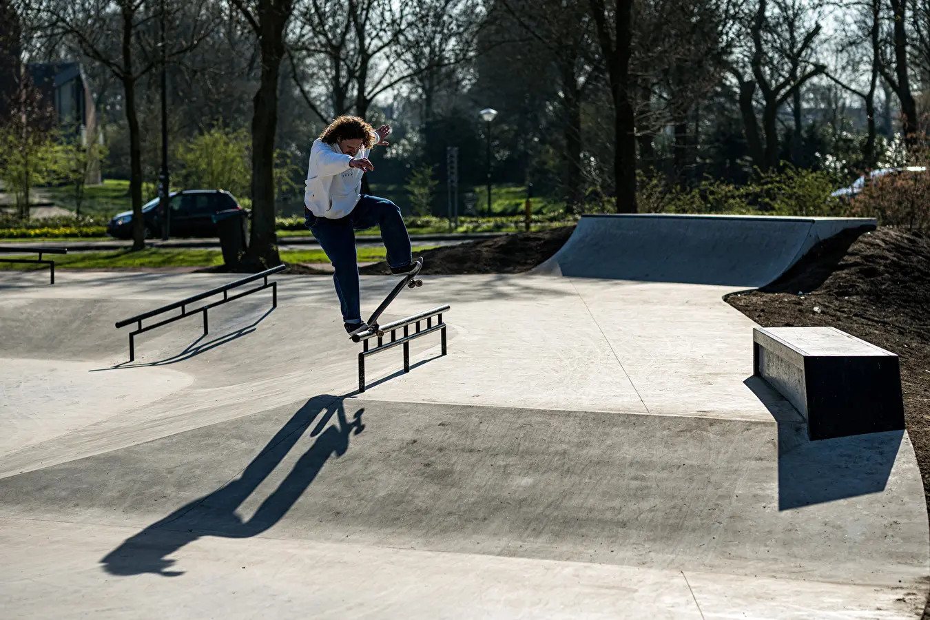 Bunschoten Skatepark Nine Yards Jelle Maatman Nosegrind