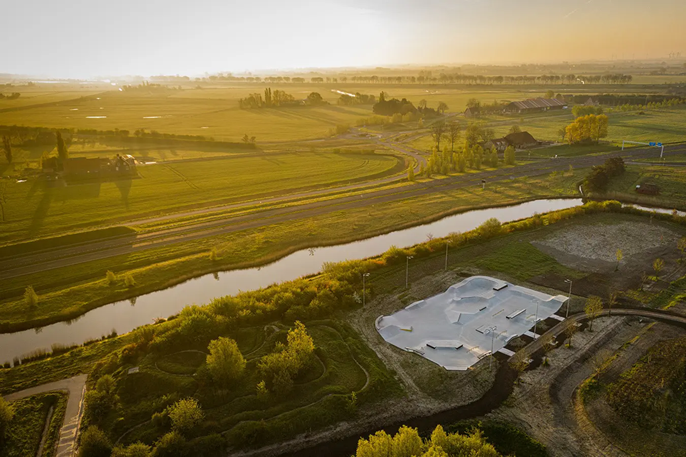 Middelburg Skatepark Nine Yards goldenhour