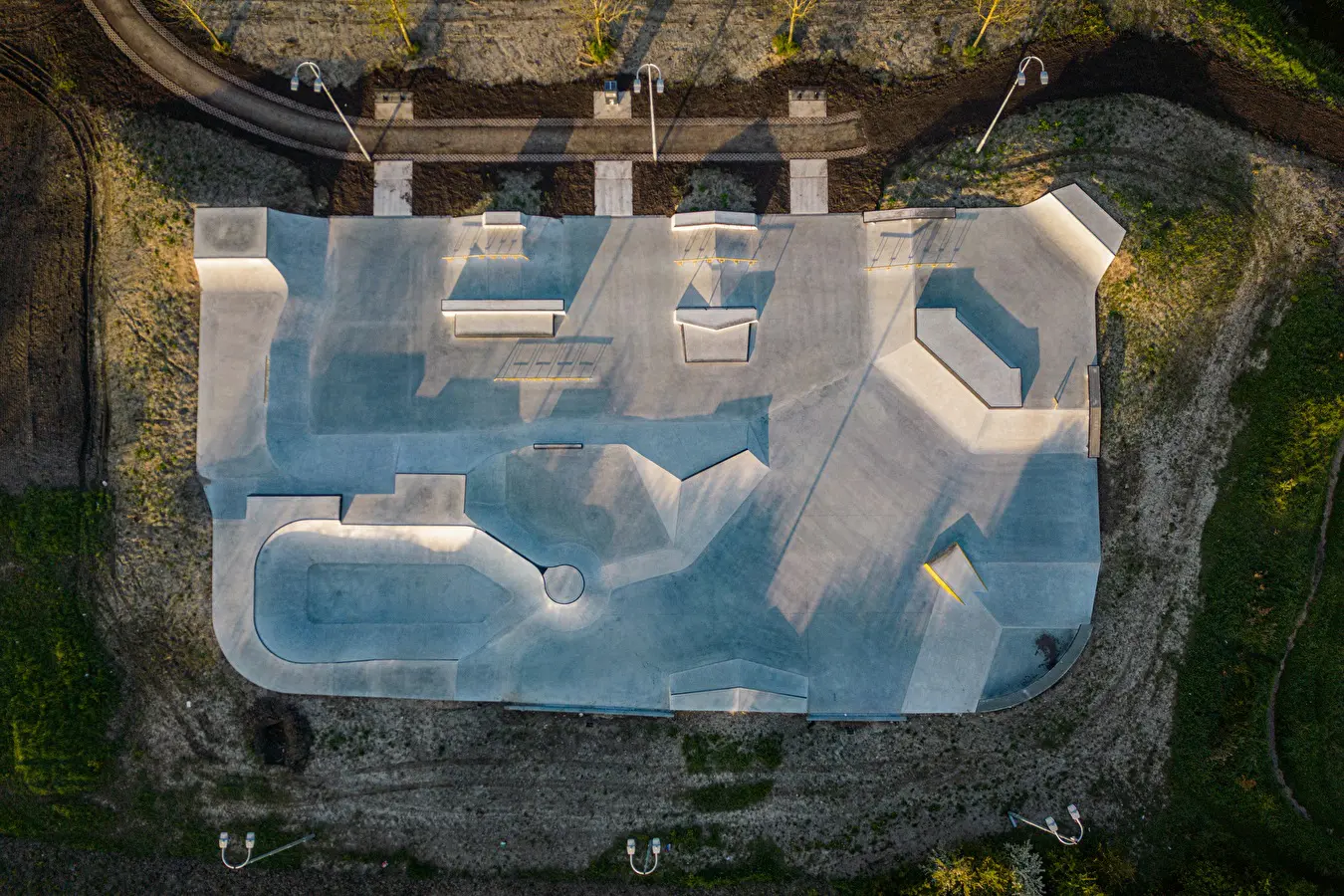 Middelburg Skatepark Nine Yards bovenaanzicht 
