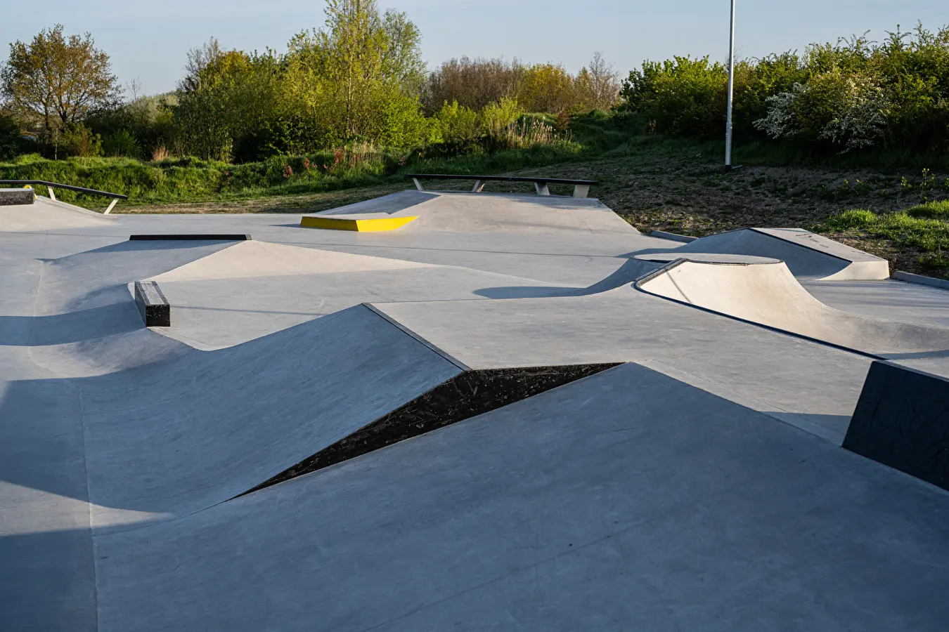 Middelburg Skatepark Nine Yards overzicht obstakels