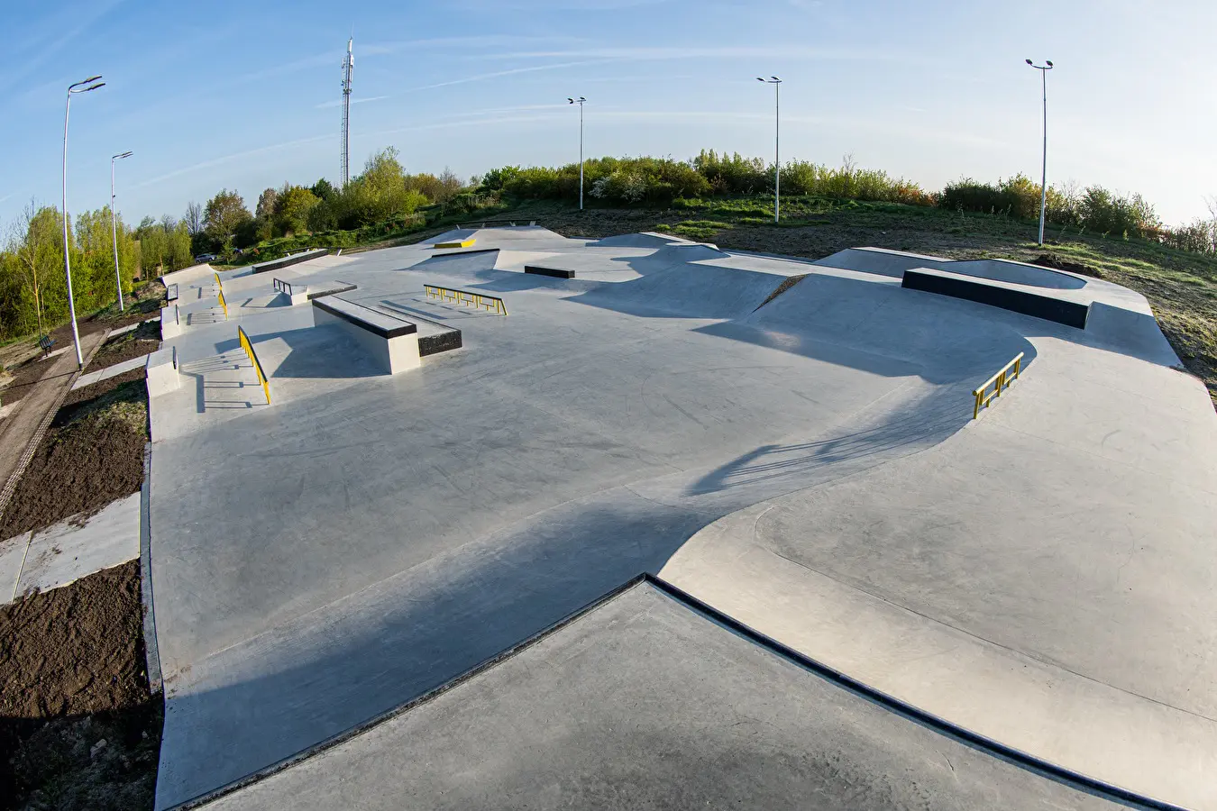 Middelburg Skatepark Nine Yards obstakels rails