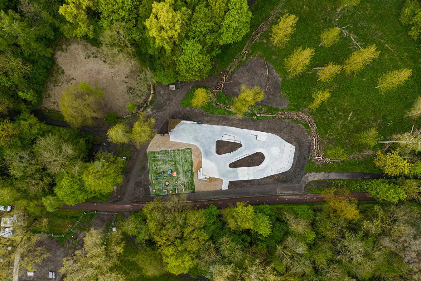 Nine Yards Skateparks Capelle aan den IJssel sportvoorzieningen luchtfoto