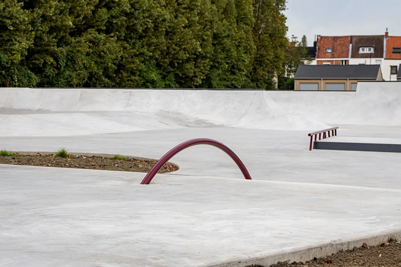 Skatepark Zwijndrecht Belgie Nine Yards Skateparks Rainbowrail