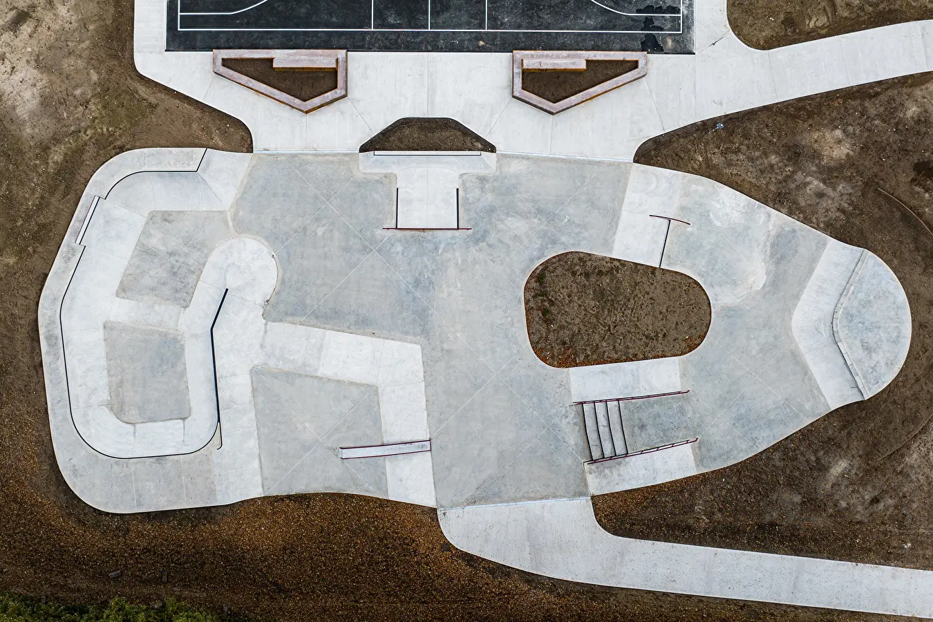 Skatepark Zwijndrecht Belgie Nine Yards Skateparks Betonnen sportvoorziening