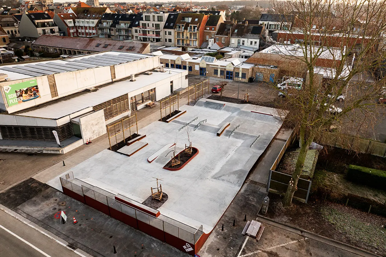 Nine Yards skateparks De Panne