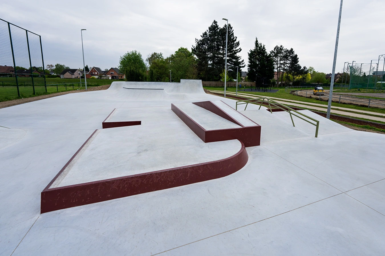 Outdoor skatepark Haacht upclose 2