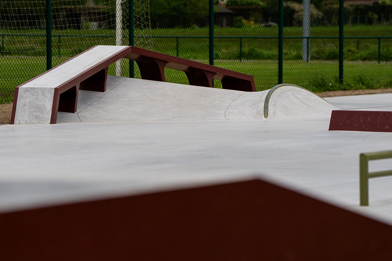 Outdoor skatepark Haacht detail