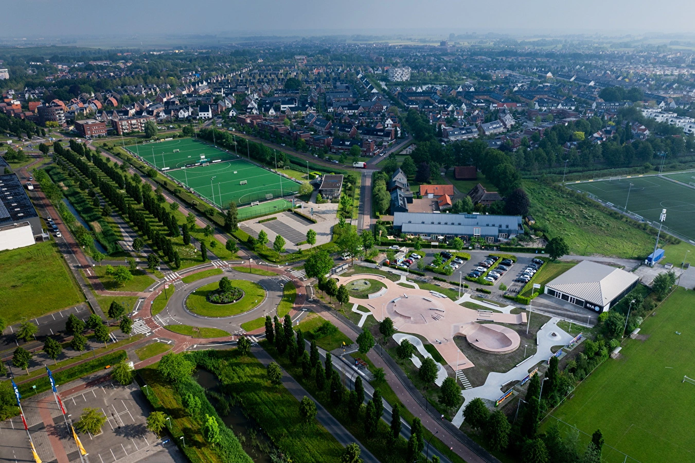 Nine Yards Skateparks Amersfoort Vathorst Drone