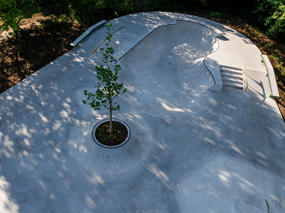 Nine Yards skatepark detail Geel
