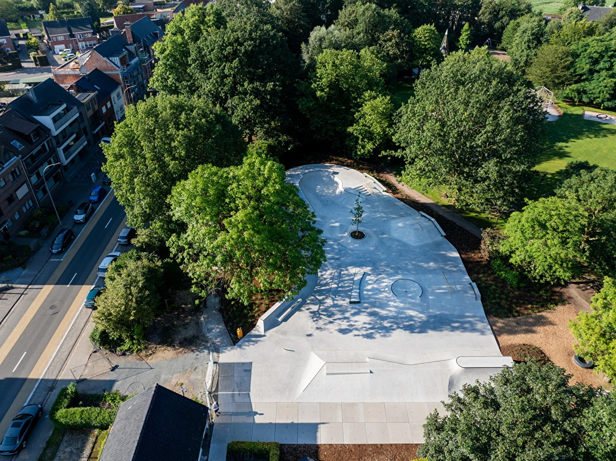 Nine yards skatepark Geel overzicht 2