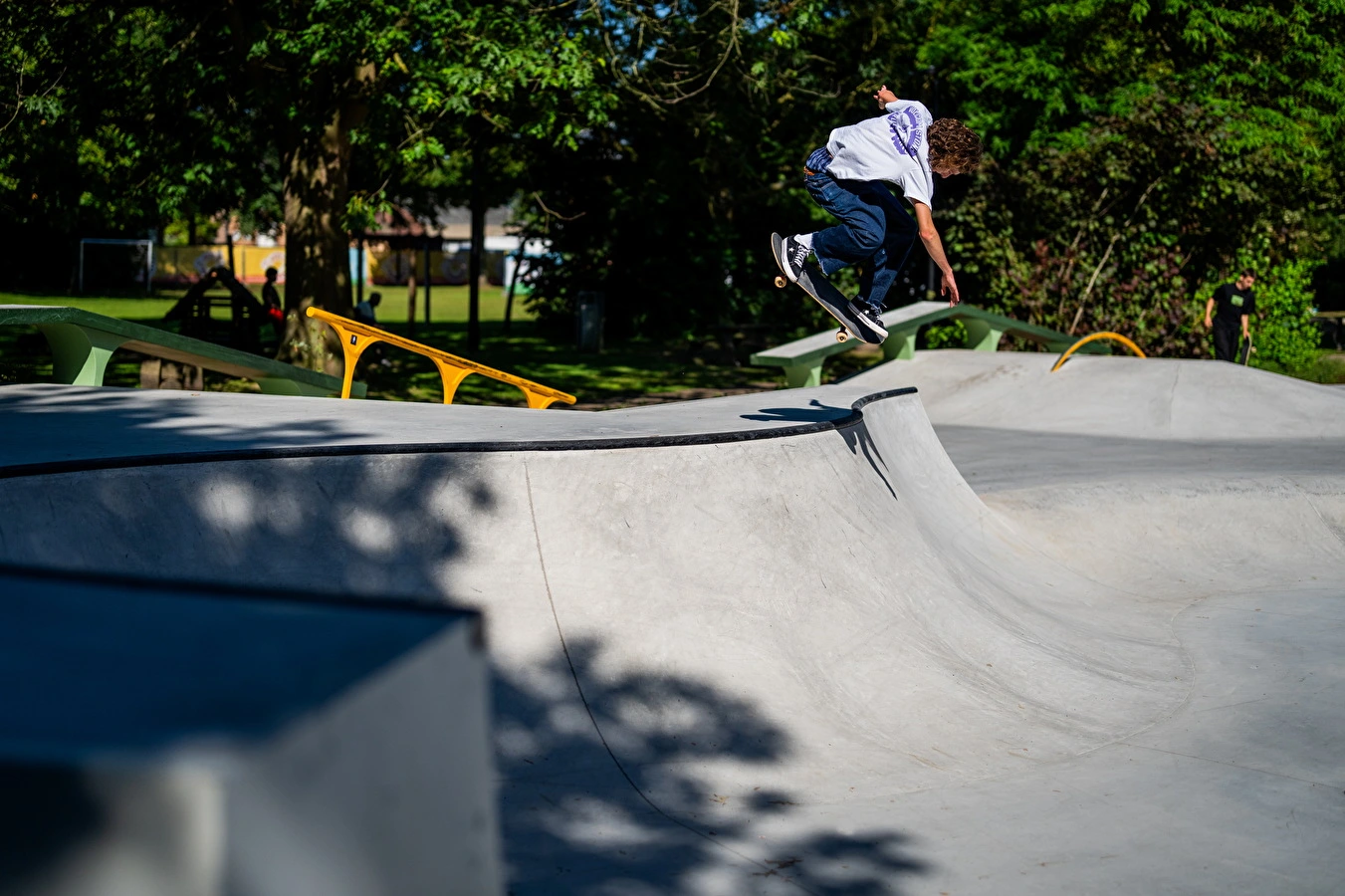 Nine Yards skatepark Geel Lewis Weber