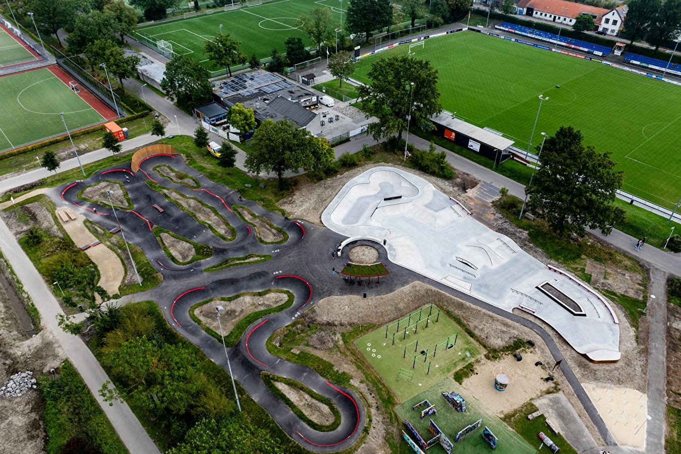 Nine Yards skatepark Goes drone