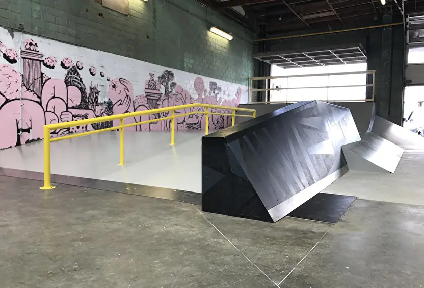 Nine Yards Leuven Skatepark indoor build