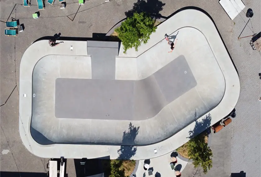 Nine Yards bowl pier 15 skatepark