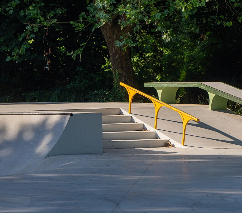 Nine Yards skatepark Geel detail
