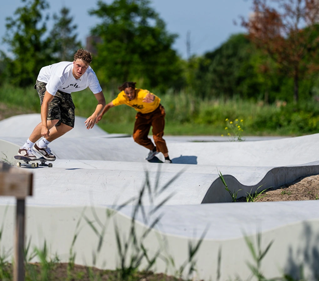 Outdoor skatepark Brasapark Amsterdam Nine Yards