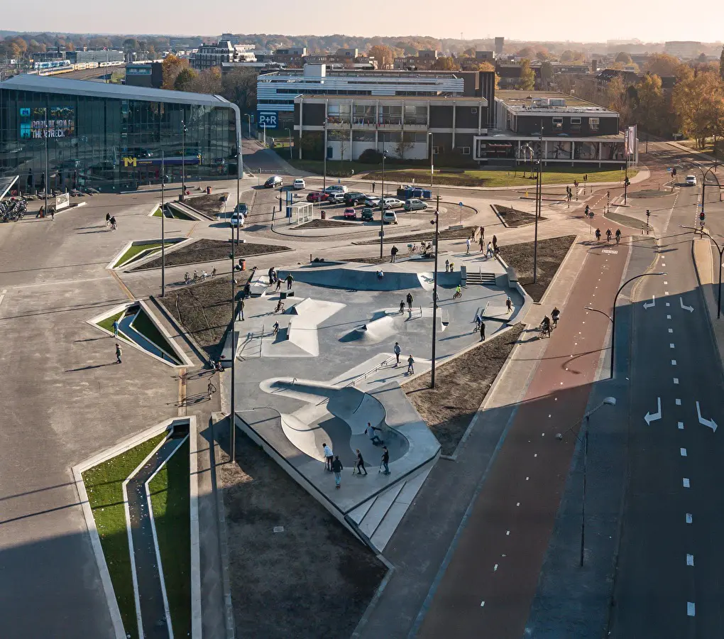 Skatepark Hengelo bij dag