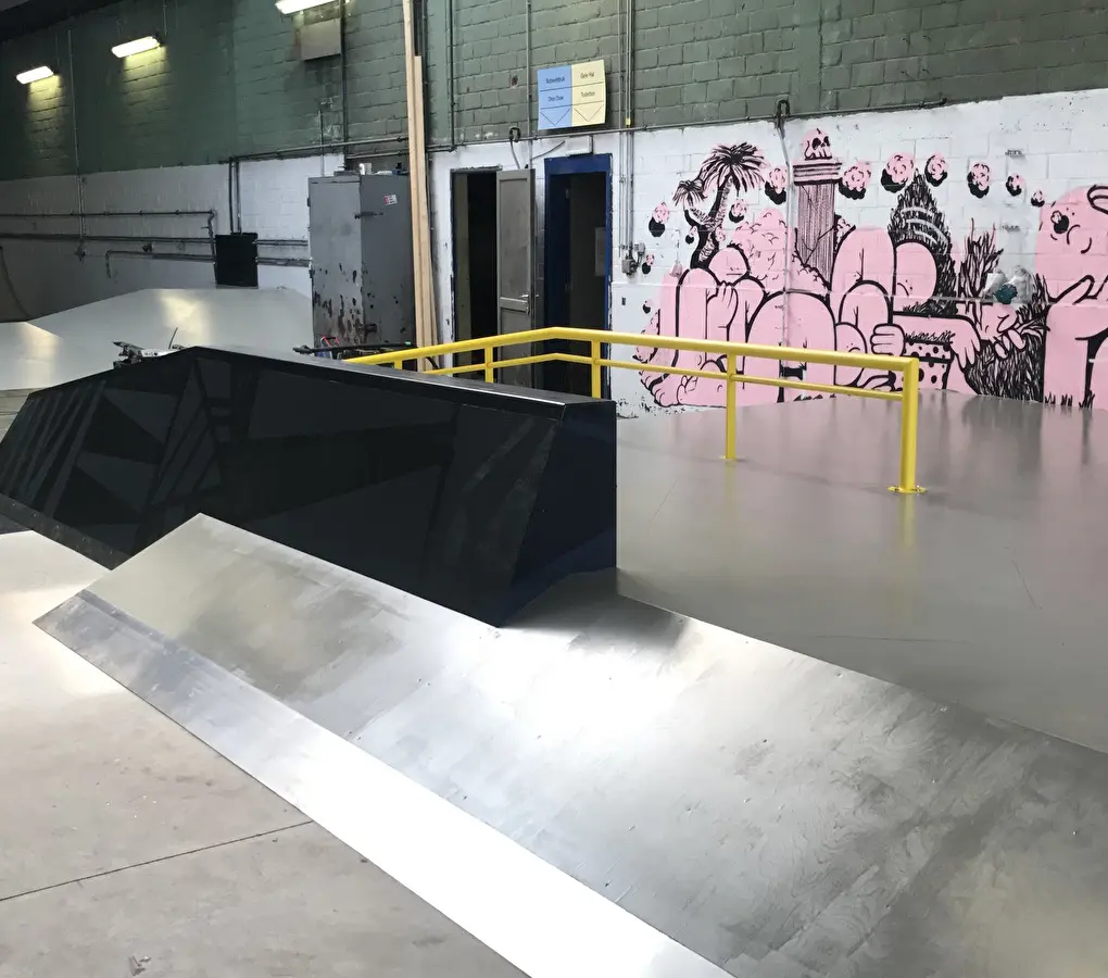 Nine Yards Leuven Skatepark indoor build