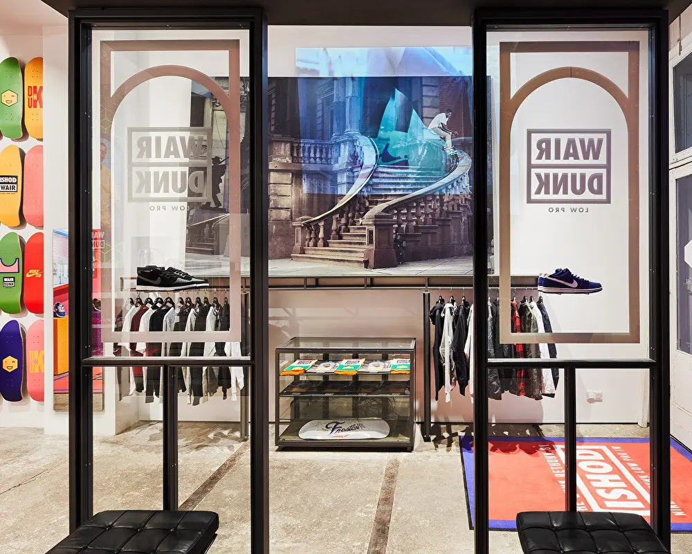 Nike SB Store Berlijn Nine Yards Retail Interieur
